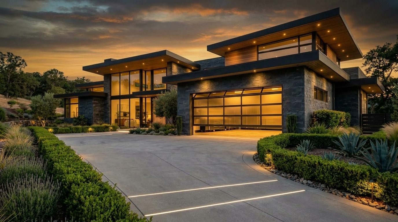 Carter Garage Door Repair Garage Door Gliding Open Revealing Warm Illuminated Interior